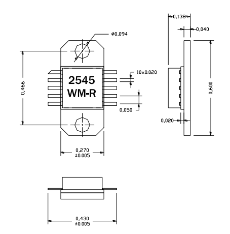 AM254540WM-EM-R功率放大器AMCOM原裝庫存
