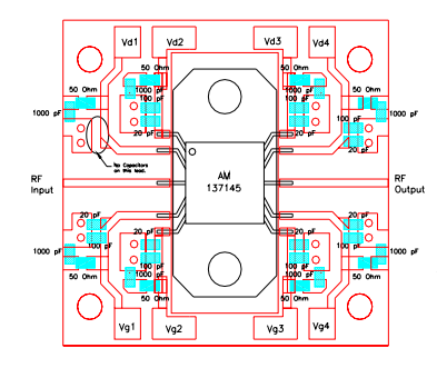 AM13714530WM-SM-R Ku波段寬帶功率放大器