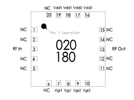 AM02018026WM-QN5-R S/C/X/Ku波段寬帶功率放大器