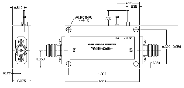 ALN0260-12-3308超低噪聲放大器WENTEQ